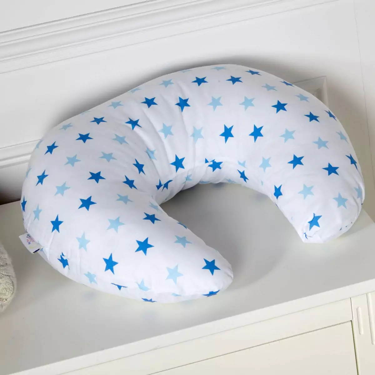 Breast Feeding Maternity Nursing Pillow - Little Star Blue Discounts and Cashback