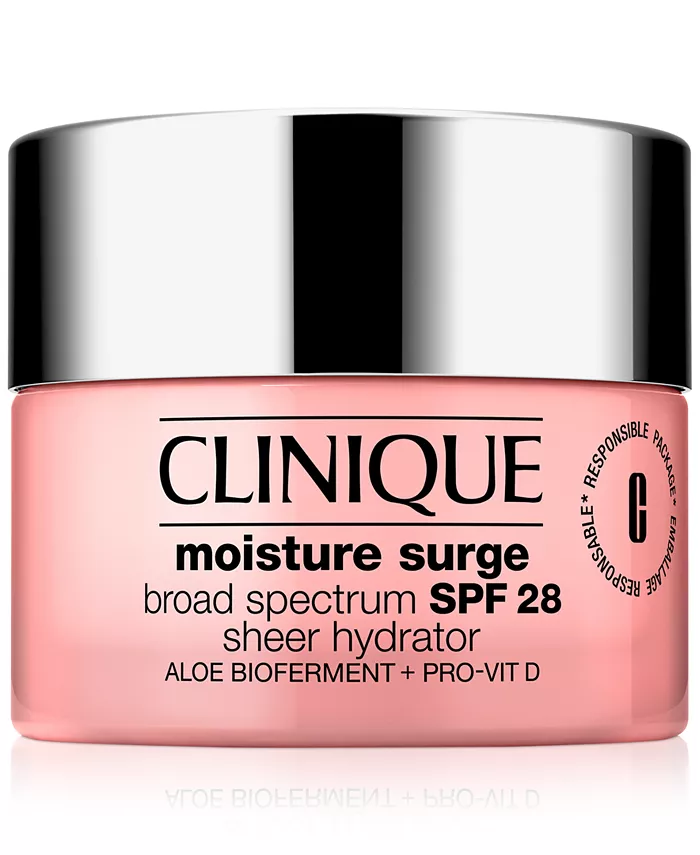 Clinique Moisture Surge Broad Spectrum SPF 28 Sheer Hydrator Moisturizer, 1.7 oz. Discounts and Cashback