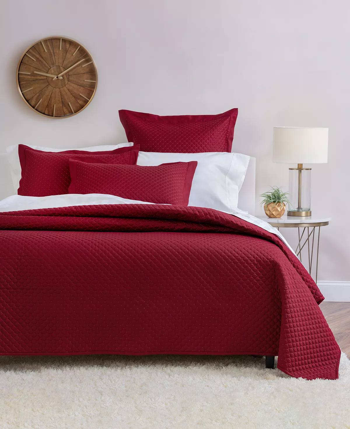 Quilted Cotton 2-Pc. Coverlet Set, Twin, Created for Macy's Discounts and Cashback