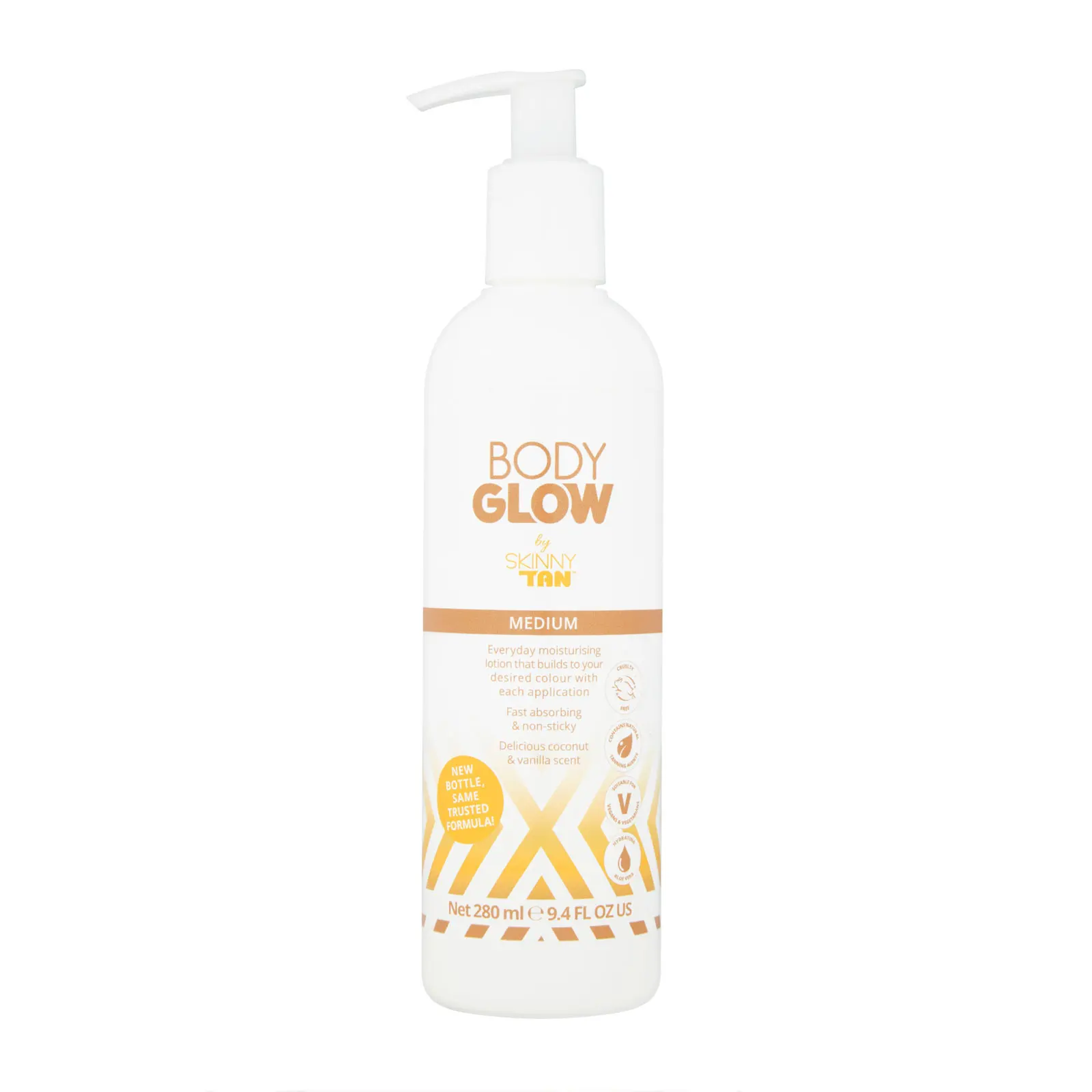 Skinny Tan Body Glow Lotion Medium 280ml Discounts and Cashback