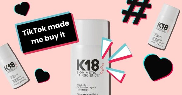 Tiktok made me buy it K18 molecular repair hair mask